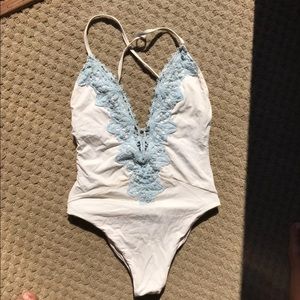 Blue Life lace one piece